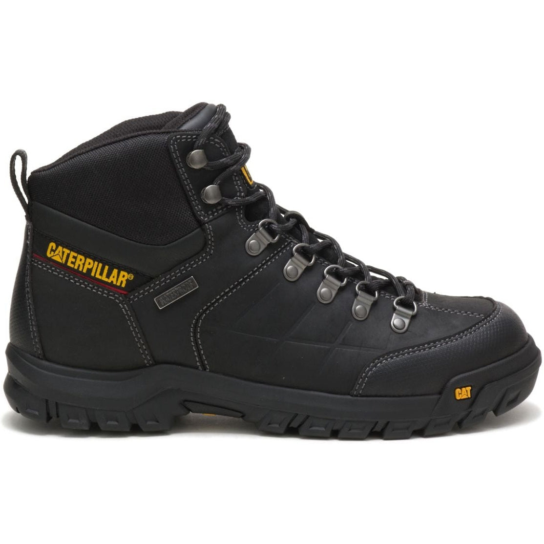 CAT Men's Threshold Waterproof Soft toe Work Boot - Black - P74129 6 / Medium / Black - Overlook Boots