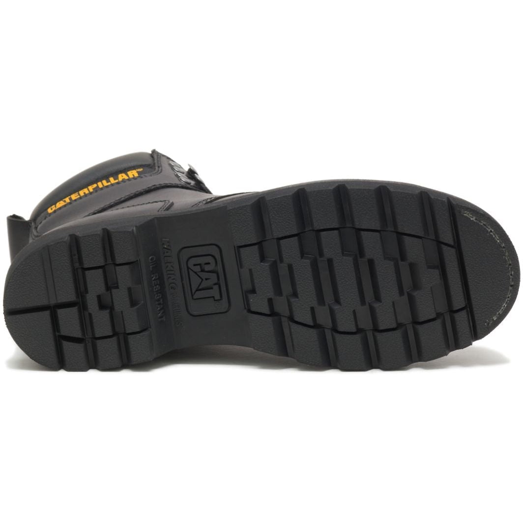 CAT Men's Second Shift Steel Toe Work Boot - Black - P89135  - Overlook Boots