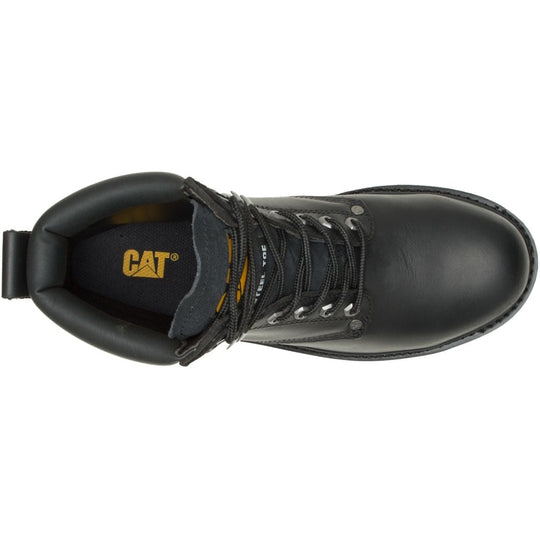 CAT Men's Second Shift Steel Toe Work Boot - Black - P89135  - Overlook Boots