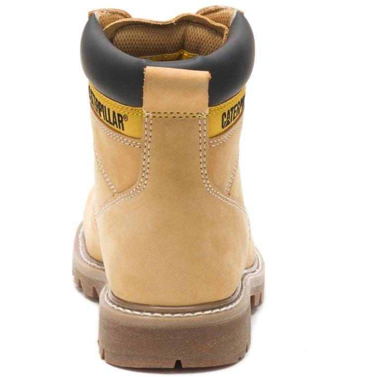 CAT Men's Second Shift Steel Toe Work Boot - Honey Nubuck - P89162  - Overlook Boots