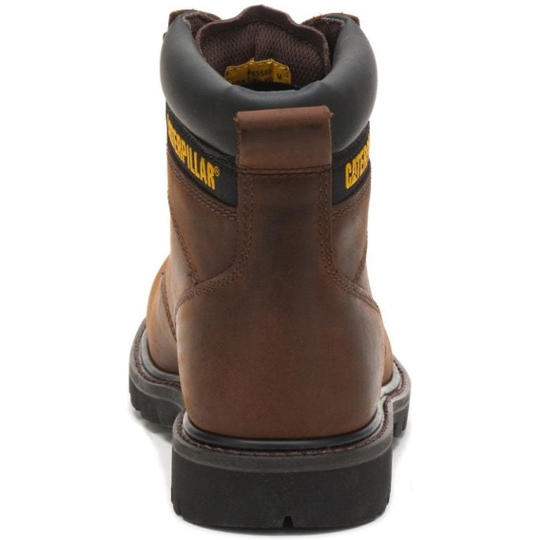 CAT Men's Second Shift Steel Toe Work Boot - Dark Brown - P89586  - Overlook Boots