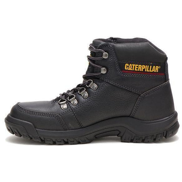 CAT Men's Outline Steel Toe Work Book - Black - P90800  - Overlook Boots