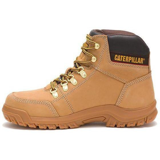 CAT Men's Outline Steel Toe Work Book - Wheat - P90801  - Overlook Boots
