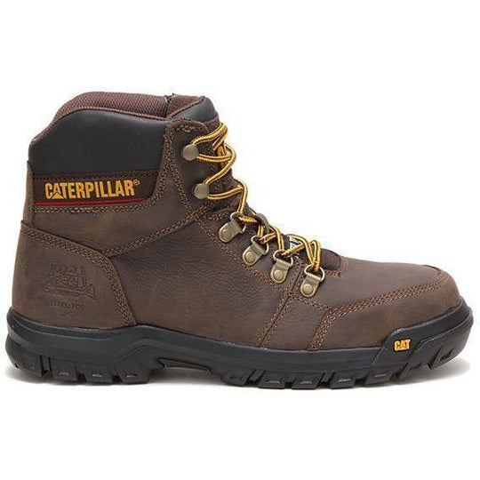 CAT Men's Outline Steel Toe Work Book - Brown - P90803  - Overlook Boots
