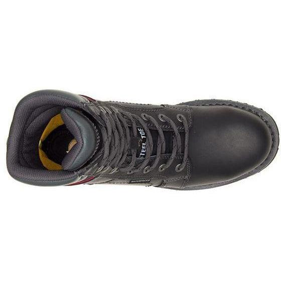 CAT Women's Echo Steel Toe Waterproof Rubber Outsole Work Boot - Black - P90899 - Overlook Boots