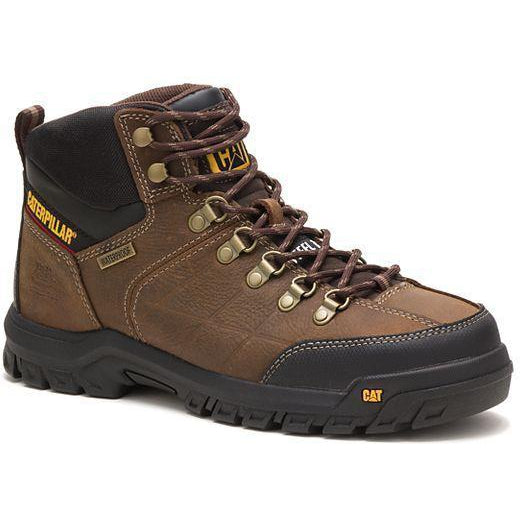 CAT Men's Threshold Steel Toe WP SR Work Boot - Brown - P90935 6 / Medium / Brown - Overlook Boots