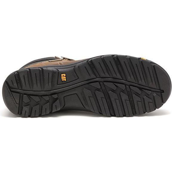 CAT Men's Threshold Steel Toe Waterproof Slip Resistant Work Boot - Brown - P90935 - Overlook Boots