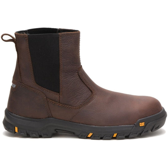 CAT Men's Wheelbase Steel Toe Work Boot - Clay - P91026 14 / Medium / Brown - Overlook Boots