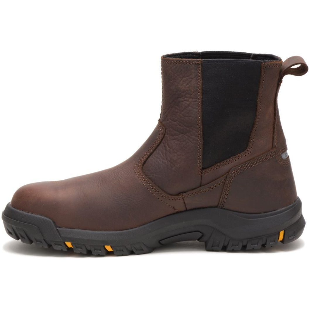 CAT Men's Wheelbase Steel Toe Work Boot - Clay - P91026  - Overlook Boots