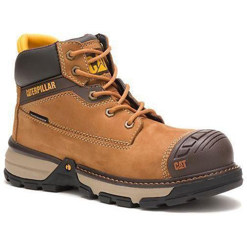 CAT Women's Excavator Superlite Nano Toe Waterproof Work Boot - Brown - P91199 5.0 / Medium / Brown - Overlook Boots