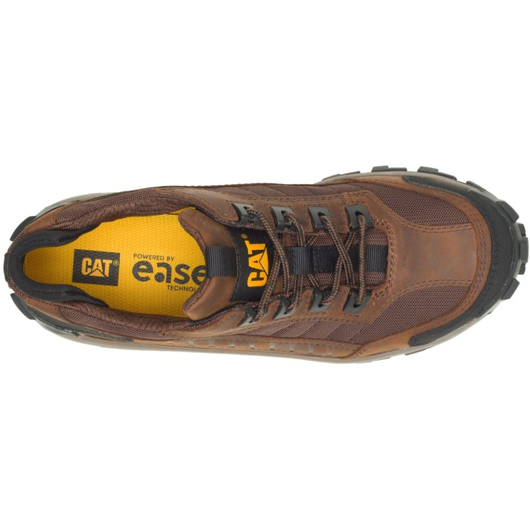 CAT Men's Invader Steel Toe Work Shoe - Dark Brown - P91338  - Overlook Boots