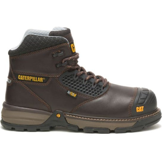 Cat Men's Excavator Superlite Carbon Comp Toe Work Boot -Brown- P91340 7 / Medium / Brown - Overlook Boots