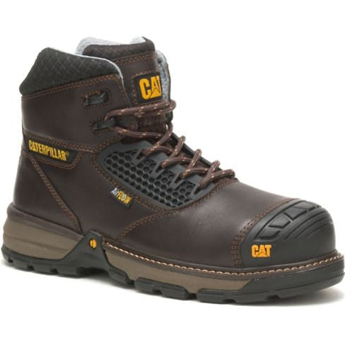 Cat Men's Excavator Superlite Carbon Comp Toe Work Boot -Brown- P91340  - Overlook Boots