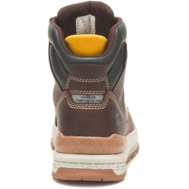 Cat Men's Impact Waterproof Carbon Comp Toe Work Boot - Brown - P91402  - Overlook Boots