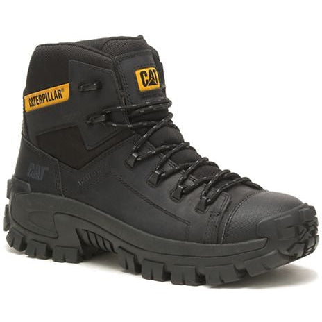 CAT Men's Invader Comp Toe Waterproof Hiker Work Boot -Black- P91542 7 / Medium / Black - Overlook Boots