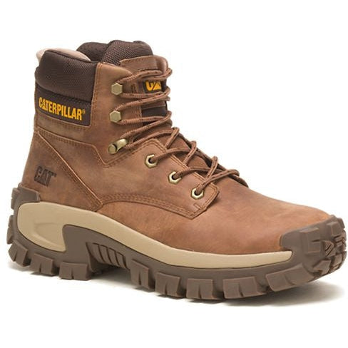 CAT Men's Invader Hi Steel Toe Slip Resistant Work Boot -Mushroom- P91596 7 / Medium / Mushroom - Overlook Boots
