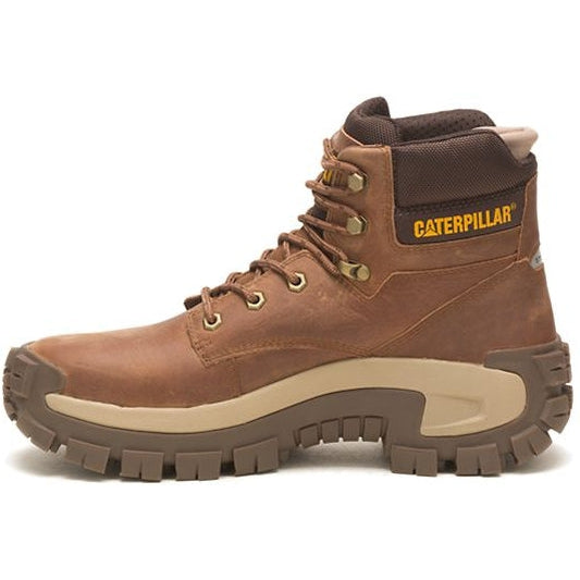 CAT Men's Invader Hi Steel Toe Slip Resistant Work Boot -Mushroom- P91596 - Overlook Boots