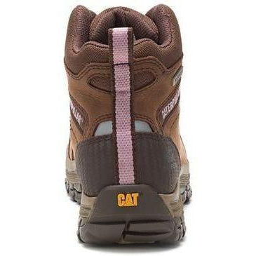 CAT Women's Ally 6” Comp Toe WP Imported Work Boot - Brown - P90760  - Overlook Boots