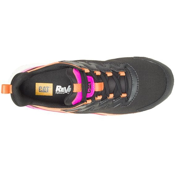 CAT Women's Streamline Runner CCT Original Work Shoe - Black/Pink - P91495  - Overlook Boots