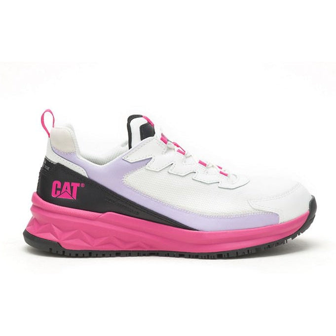 CAT Women's Streamline Runner CCT Original Work Shoe - White/Black - P91498 5 / Medium / White - Overlook Boots