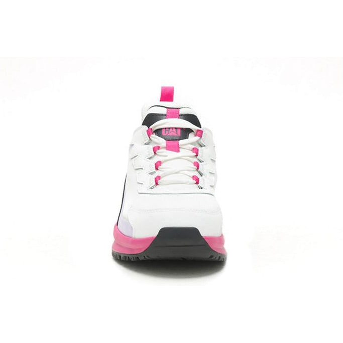 CAT Women's Streamline Runner CCT Original Work Shoe - White/Black - P91498  - Overlook Boots