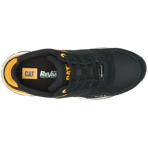CAT Women's Venward CT Slip Resist Work Shoe -Black/Cat Yellow- P91605  - Overlook Boots