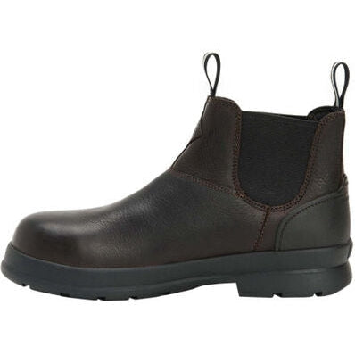 Muck Men's Chore Farm Leather Waterproof Composite Toe Work Boot - Black - CCLC-900 - Overlook Boots