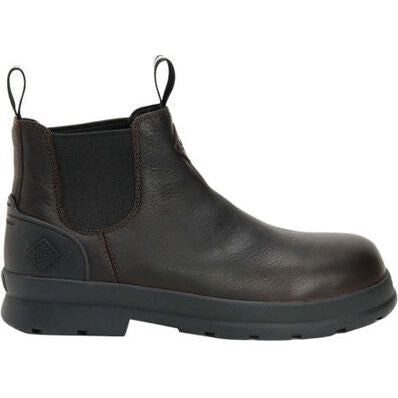 Muck Men's Chore Farm Leather Waterproof Composite Toe Work Boot - Black - CCLC-900 - Overlook Boots
