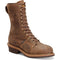 Carolina Men's Linesman 10" Soft Toe Waterproof Slip Resistant Work Boot -Brown- CA904 8.0 / Medium / Brown - Overlook Boots