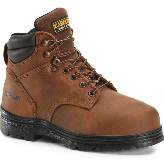 Carolina Men's Foreman 6" Steel Toe Waterproof Metguard Work Boot -Brown- CA3527 8.0 / Medium / Brown - Overlook Boots