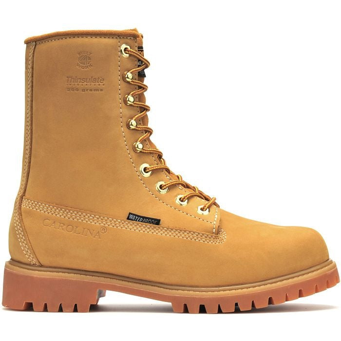 Carolina Men's Journeyman 8" Soft Toe WP Insulated Work Boot -Yellow- CA7145  - Overlook Boots