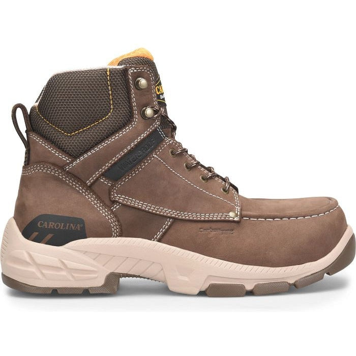 Carolina Men's Duke 6" CT Waterproof Slip Resist Work Boot -Brown- CA5544 8 / Medium / Brown - Overlook Boots