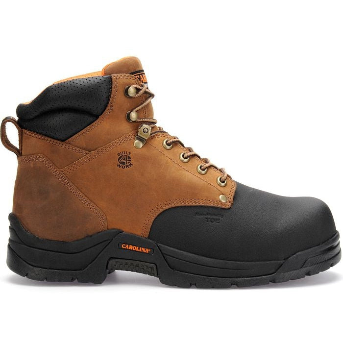 Carolina Men's Bruno Internal 6" Composite Metguard Boot -Brown- CA5582 7 / Medium / Brown - Overlook Boots