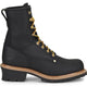 Carolina Men's Elm 8" Unlined Logger Slip Resistant Work Boot -Black- CA825 7 / Medium / Black - Overlook Boots