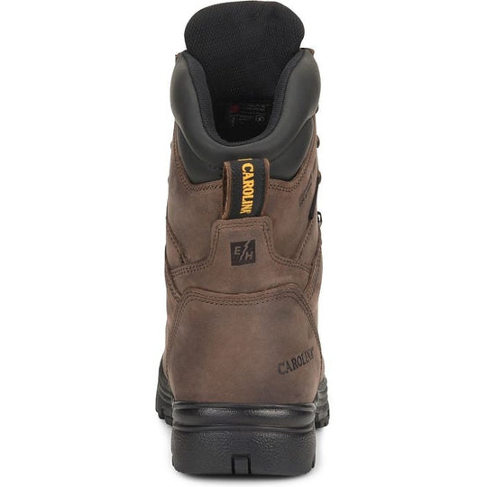 Carolina Men's Surveyor 8" Steel Toe Waterproof Slip Resistant Work Boot -Brown- CA3534 - Overlook Boots