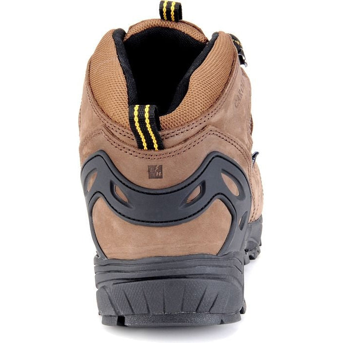 Carolina Men's Quad 5" Soft Toe WP Slip Resist Hiker Boot -Brown- CA4025  - Overlook Boots