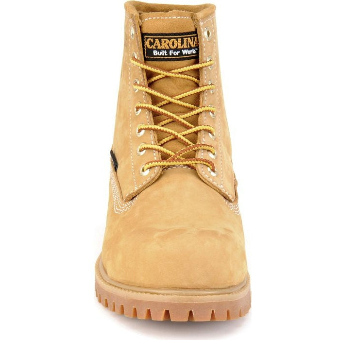 Carolina Men's Journeyman Lo 6" WP Slip Resist Work Boot -Wheat- CA3045  - Overlook Boots