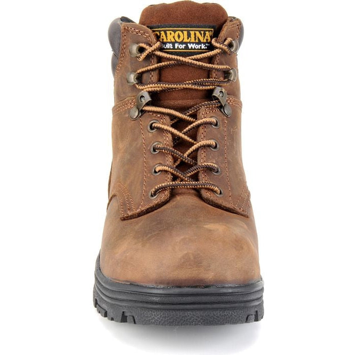 Carolina Men's Engineer 6" Steel Toe WP Slip Resist Work Boot -Brown- CA3526  - Overlook Boots