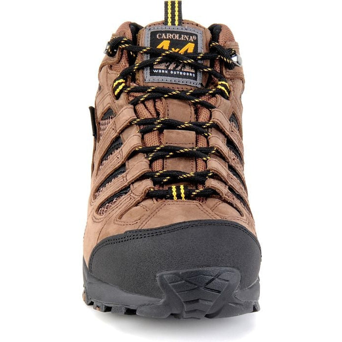 Carolina Men's Quad 5" Carbon Comp Toe WP Hiker Work Boot -Brown- CA4525  - Overlook Boots