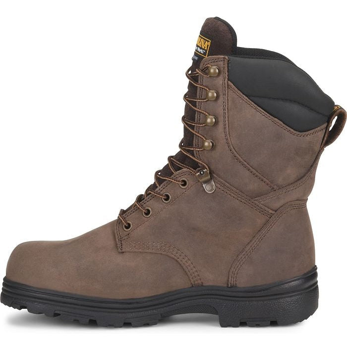 Carolina Men's Surveyor 8" Steel Toe WP Slip Resist Work Boot -Brown- CA3534  - Overlook Boots