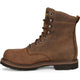 Carolina Men's Installer 8" Steel Toe Waterproof Slip Resisting Work Boot -Brown- CA3557 - Overlook Boots
