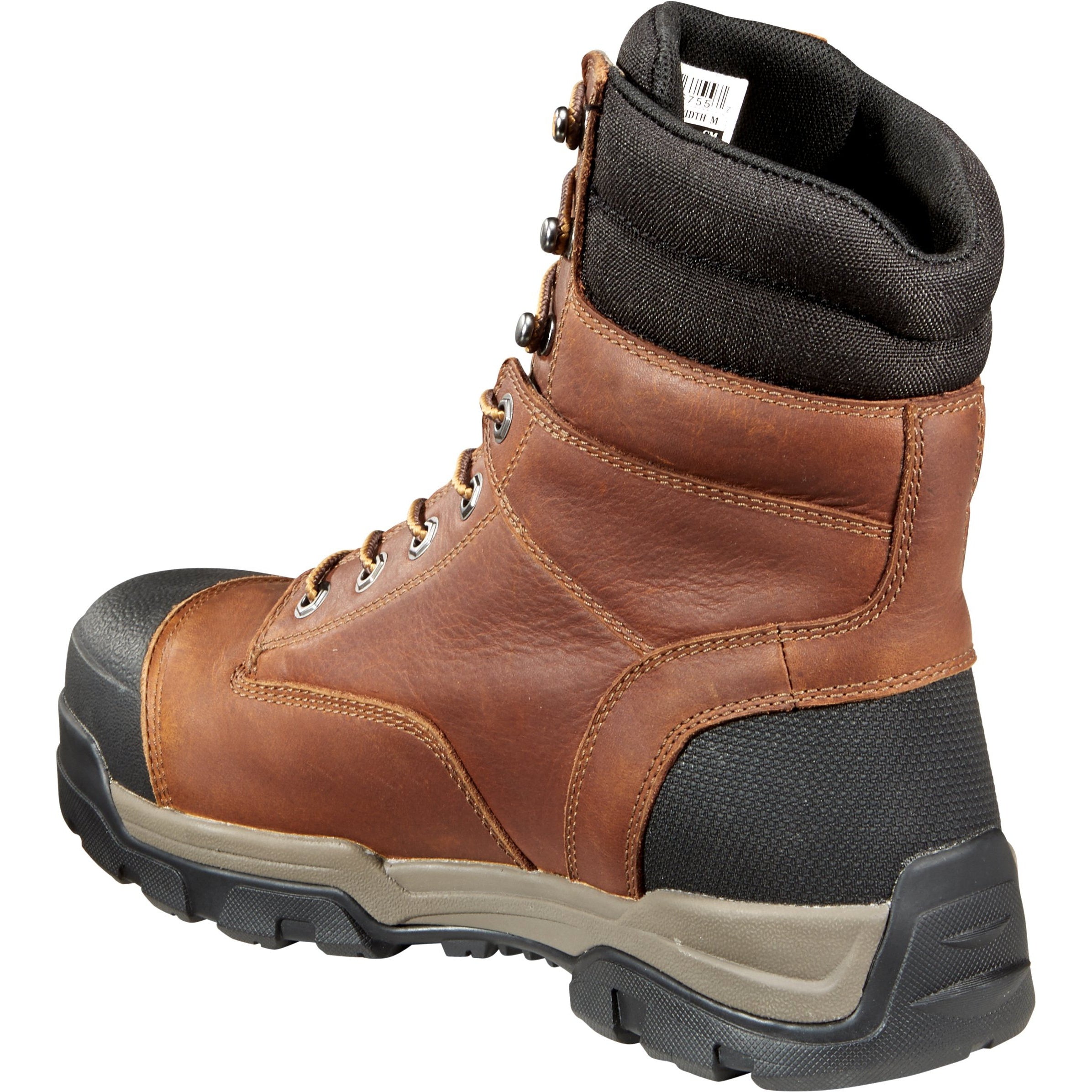 Carhartt Men's Ground Force 8" Composite Toe Waterproof Work Boot - Brown - CME8355 - Overlook Boots