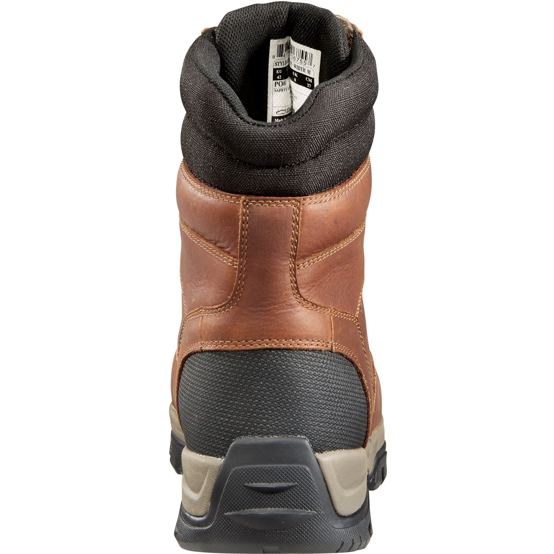 Carhartt Men's Ground Force 8" Composite Toe Waterproof Work Boot - Brown - CME8355 - Overlook Boots