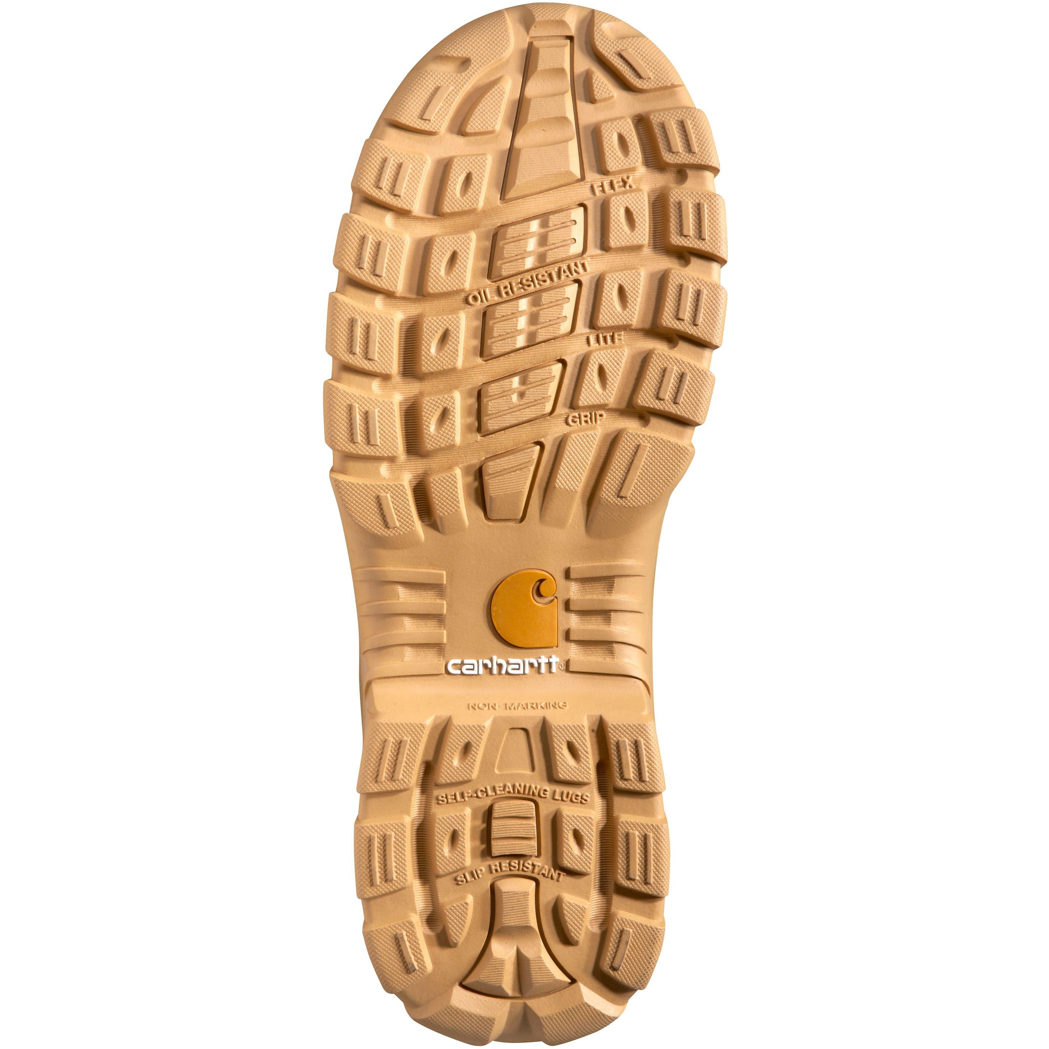 Carhartt Men's 6" Rugged Flex Soft Toe WP Work Boot - Wheat - CMF6056  - Overlook Boots
