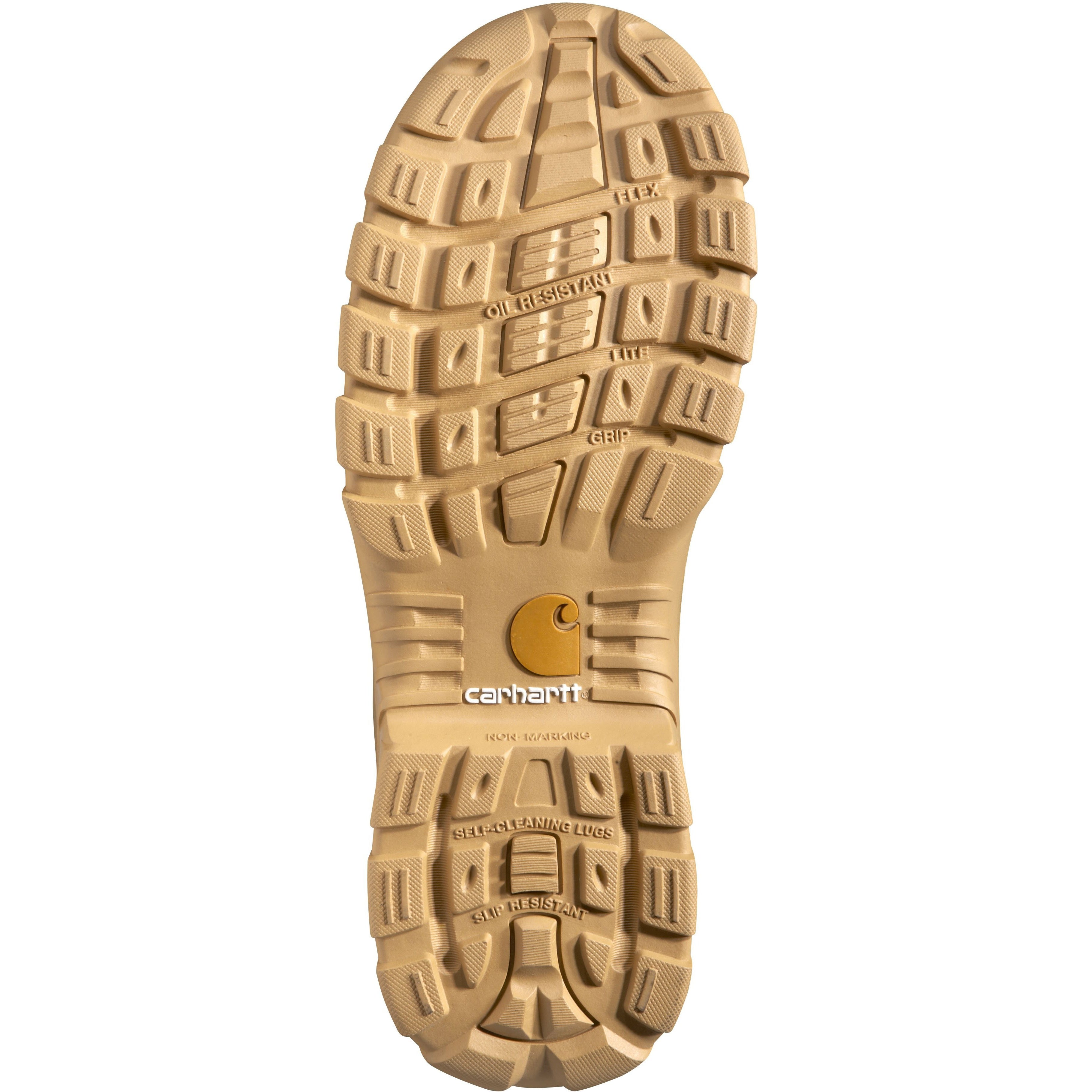 Carhartt Men's Rugged Flex 6" Composite Toe Waterproof Work Boot - Wheat - CMF6356 - Overlook Boots