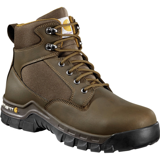 Carhartt Men's Rugged Flex 6" Steel Toe Waterproof Work Boot - Brown - FF6213-M 8 / Medium / Brown - Overlook Boots