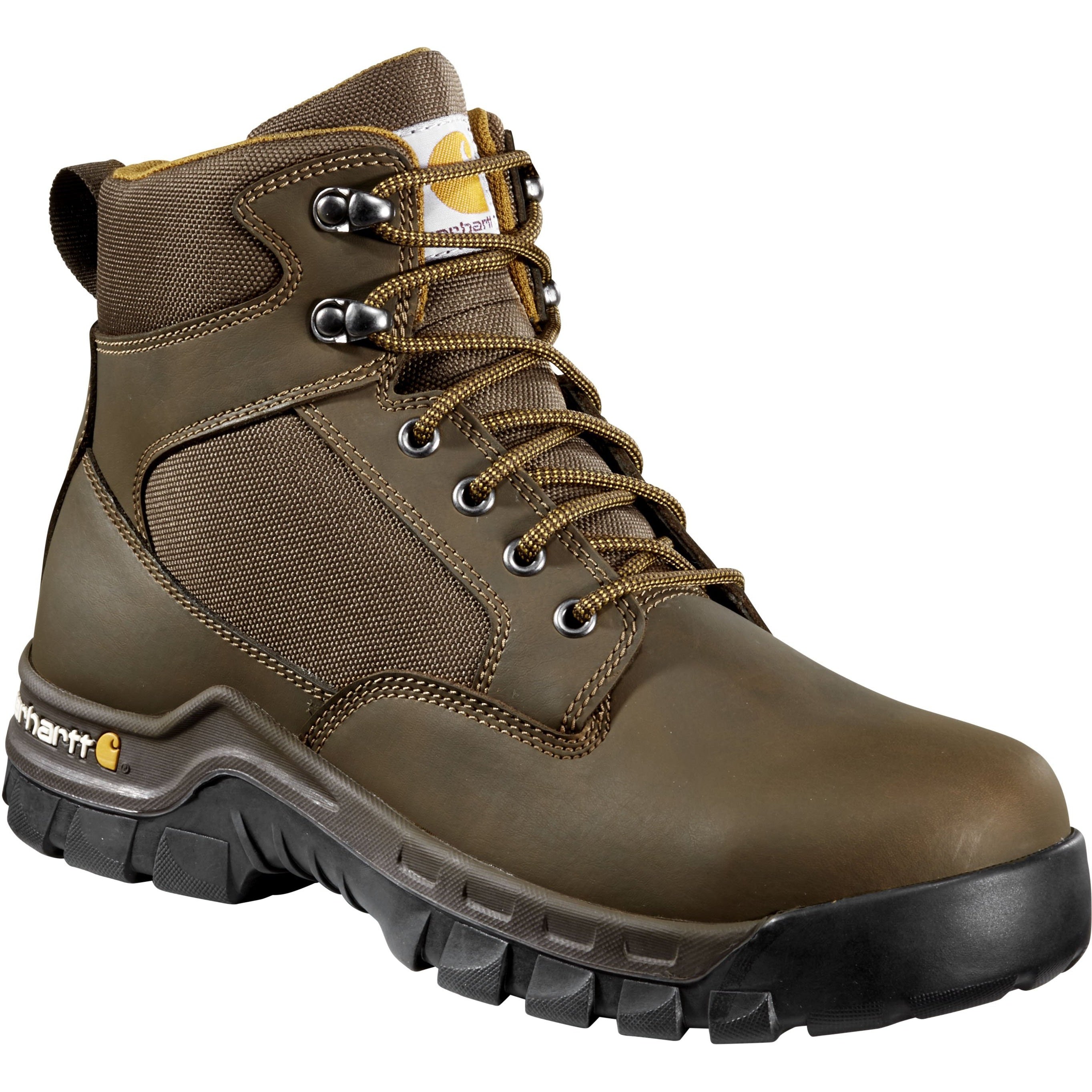 Carhartt Men's Rugged Flex 6" Steel Toe Work Boot - Brown - CMF6284 8 / Medium / Brown - Overlook Boots