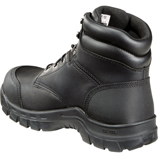 Carhartt Men's Rugged Flex 6" Composite Toe Work Boot - Black - CMF6371 - Overlook Boots