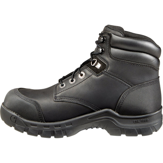 Carhartt Men's Rugged Flex 6" Composite Toe Work Boot - Black - CMF6371 - Overlook Boots