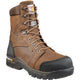 Carhartt Men's Rugged Flex 8" Composite Toe Ins Waterproof Work Boot Brown CMF8389 8 / Medium / Brown - Overlook Boots